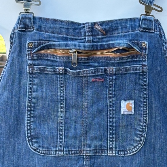 Carhartt Denim Overalls Size 20 Short - Picture 2 of 7